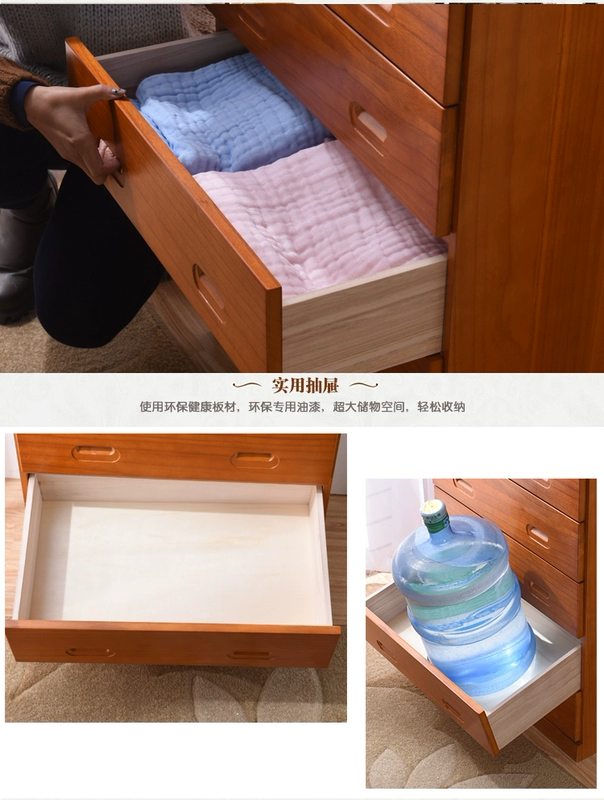 Ngực của ngăn kéo ngực của ngăn kéo gỗ rắn ngăn kéo phòng ngủ locker đồ nội thất trắng tủ lưu trữ tủ lưu trữ tủ gỗ rắn các mẫu tủ nhựa đẹp